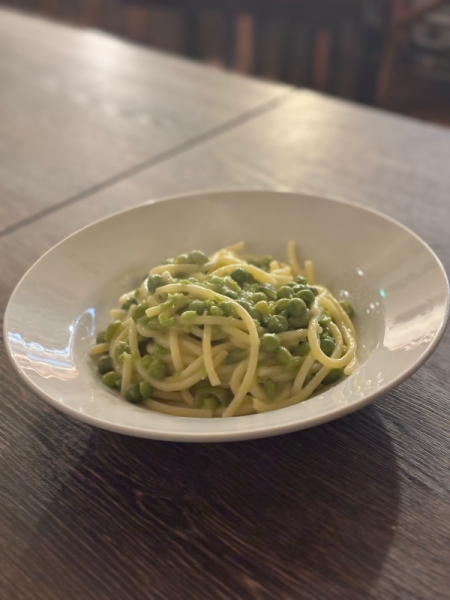 グリーンピースパスタ