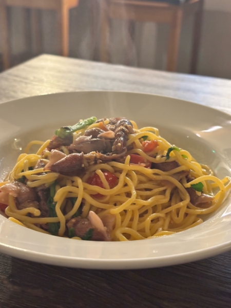 ホタルイカのパスタ